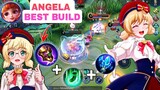 ANGELA BEST BUILD - 45% CDR, 100% Mana & Heal, Tanky, Damage. Perfect Support!🌸Heartstring Gameplay🌸