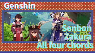 Senbon Zakura All four chords