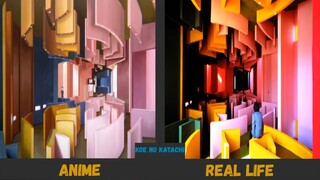 Anime vs Real Life Locations Comparison