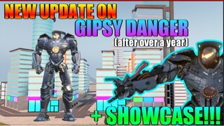 FINALLY! A NEW Update About GIPSY DANGER (SHOWCASE + ANIMATIONS) | Kaiju Universe Roblox