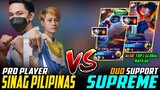 DOUBLE SUPPORT SUPREME PH Totally Outplayed PRO PLAYER in Rank? SINAG PH vs. TOP SUPREME PH ~ MLBB
