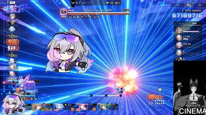 Epilepsi Brutal‼️Gameplay Full Teks Damage 1 Layar😹🔥[HSR Currency Wars]