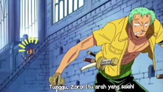 pembelaan zoro nyalahin nami baca map nya ga bener🤣