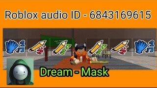 Dream - Mask but in Pen Tapping Simulator Roblox + Roblox audio ID