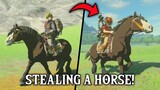 Stealing an NPC's HORSE! | Zelda: Breath of the Wild