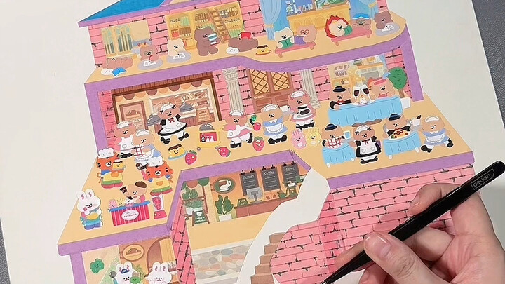 Membangun rumah dari nol, semakin kuat seiring bertambahnya bangunan