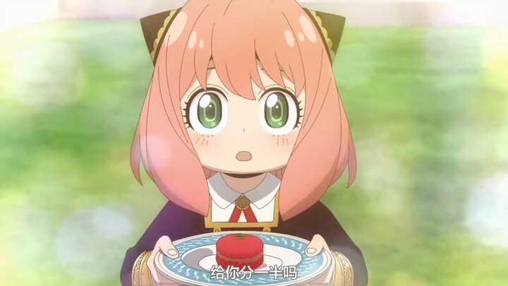 I just blush because I can’t bear to see such a cute girl cry.