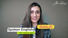 Spoken English course by Aleena Rais _ Class 2
