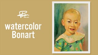 Watercolor - vẽ chân dung màu nước | BonART