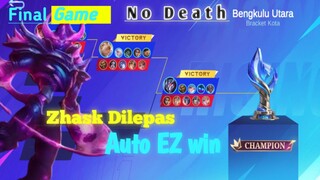 Highlight Gameplay Zhask | Zhask Dilepas auto Ez win !!! | MLBB RISING OPEN