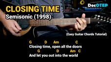 Closing Time - Semisonic (1998) Easy Guitar Chords Tutorial with Lyrics Part 1 SHORTS REELS