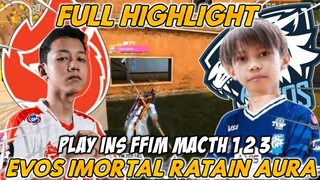 PECAH PERANG EVOS VS AURA❗HIGHLIGHT PLAY INS FFIM