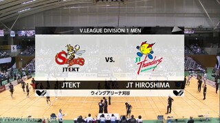 V.LEAGUE 21-22- JTEKT vs JT Thunders 1