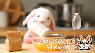 🍰 ASMR BIKIN KUE BERSAMA KELINCI IMUT🎙️