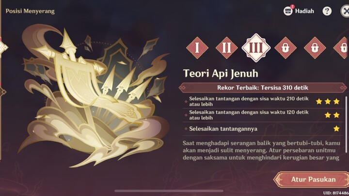 Genshin Impact “ Teori Api Jenuh “