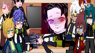 OBEY ME! react to F!MC as Shinobu from demon slayer (cringe💀) //requested//