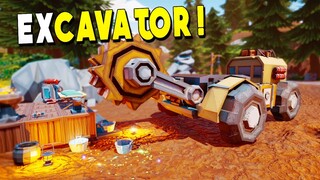 Excavator and Conveyors EXPLODE with Gold and Gems! - Hydroneer Gameplay - Early Access