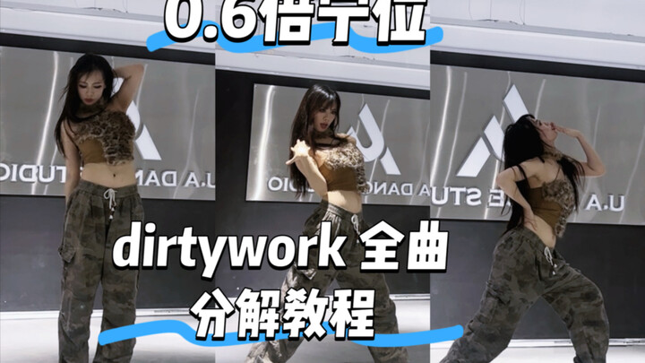 Super Detailed! Full Song Breakdown Tutorial for Ning's Dirty Work at 0.6x Speed [Dirty Work | aespa