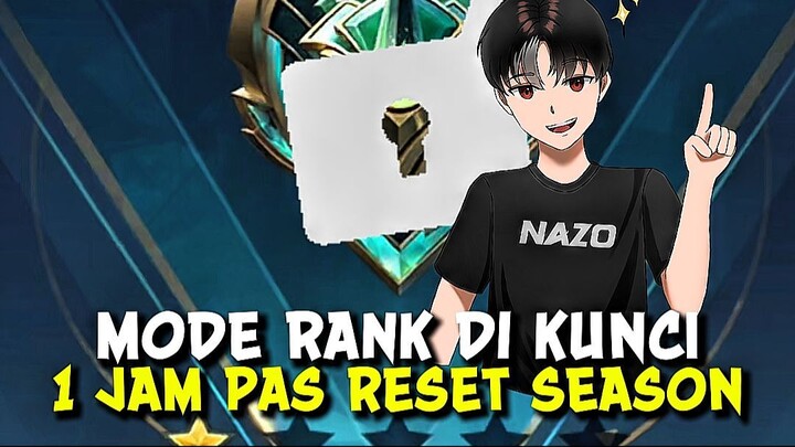 inilah alasan kenapa mode rank di kunci sama moonton sebelum reset season #fyp #mlbb