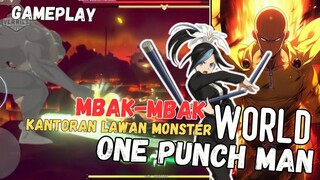 Mbak-mbak kantoran vs Monster 👹 One Punch Man World