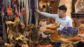 Choáng Ngộp Với Bộ Sưu Tập Tinh Hoa Đá Quý Cả Chục Tỷ Đồng Độc Nhất Vô Nhị Ở Sài Gòn