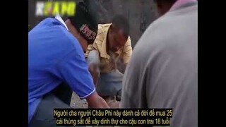 ông bố dùng hết tiền tiết kiệm mua 25 thùng sắt để xây nhà cho con trai cưới vợ | review phim