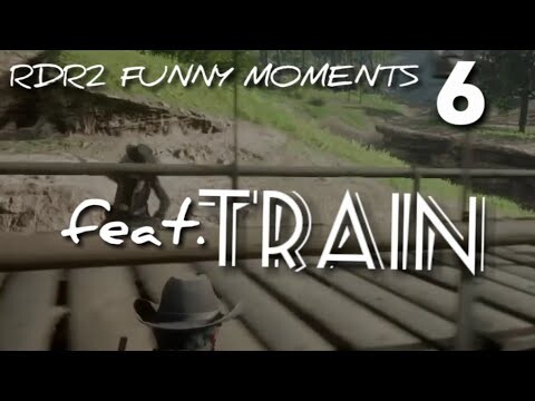 STUPID TRAIN MISSION -Red Dead Redemption Online Funny Moments 6 W/ Conniferous