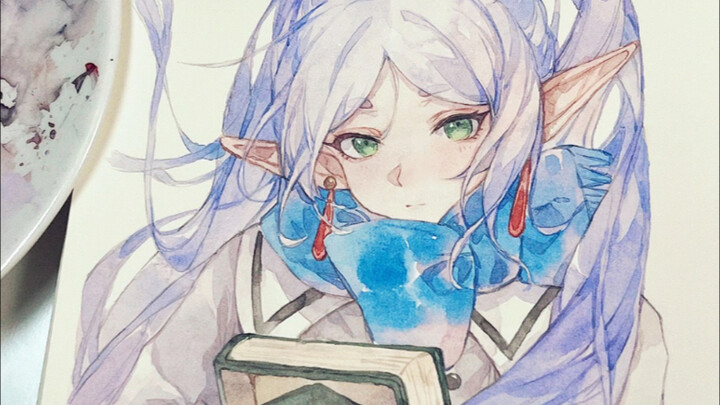 [Hand-painted watercolor] Cute Fu Fu