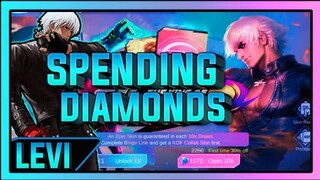 SPENDING DIAMONDS IN KOF EVENT - GOT AN EPIC SKIN