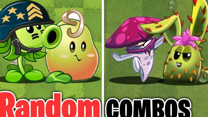 PvZ 2 - Random Plant Pairups: Use 5 Plant Foods to Battle the Team Zomboni Zombies