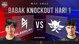 [ID] MSC Knockout Stage Day 1 | BLACKLIST INTERNATIONAL VS FIRE FLUX IMPUNITY | Game 1