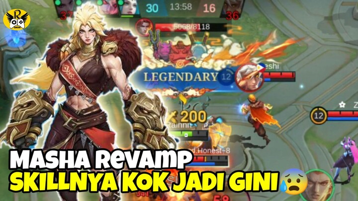 Masha Revamp  Pasif Mengerikan 😱 Mobile Legends