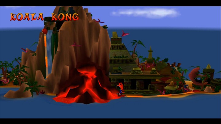 Crash Bandicot 1 - #18 Koala Kong Walkthrough (No Damage + Gems)  [PS1] [PlaySta