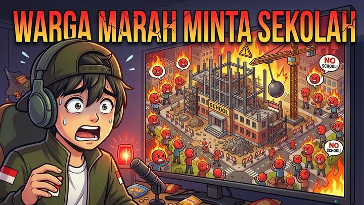 Warga Marah Minta Sekolah di Theotown!