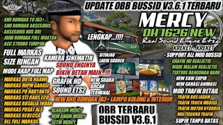 UPDATE OBB BUSSID V3.6.1 SOUND ETS2 MERCY OH1626 TERBARU | FULL MARKAS | BUS SIMULATOR INDONESIA