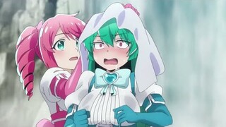 She was getting wet - Mahou Shoujo ni Akogarete episode 9