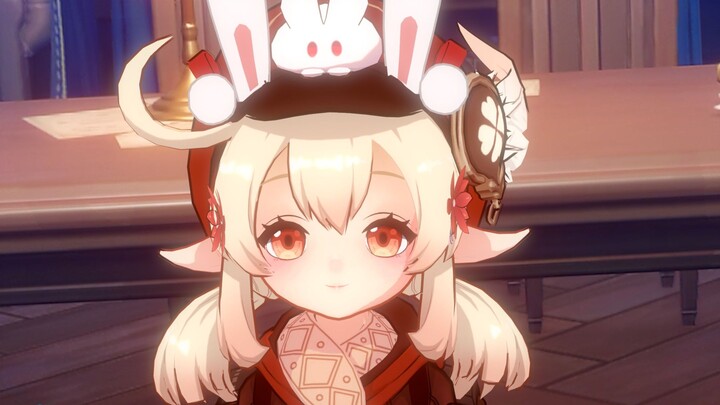 Klee's little ears look like a bite🥰