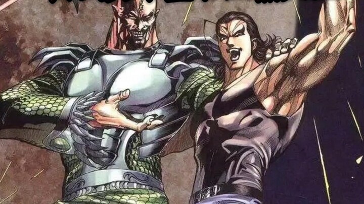 One Emperor and One Tyrant! Earth Text "The White Warrior Emperor and the Giant Shark King"