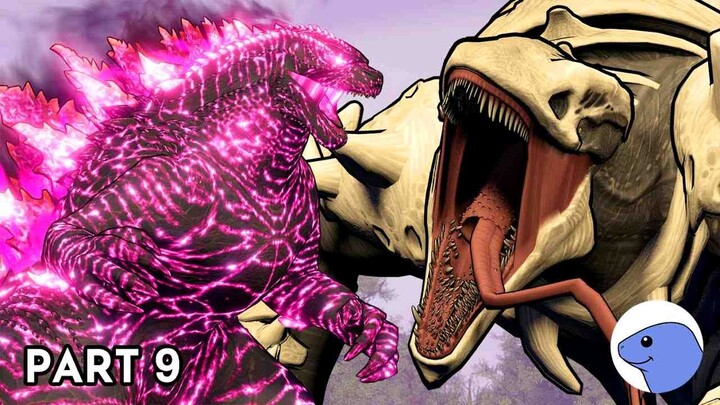 Evolved Godzilla vs Alpha Bonecrane (Part 9 of the animation)