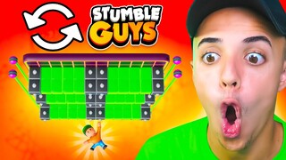 JUGANDO a BLOCK DASH al REVÉS en STUMBLE GUYS! 😱