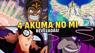 REVELADA MAIS 4 AKUMA NO MI DA TRIPULAÇÃO DE BARBA NEGRA EM ONE PIECE (Nova Zoan Mítica revelada)