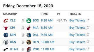 NBA Picks l December 15, 2023 l Philippine Time | Pinoy Silent Picks