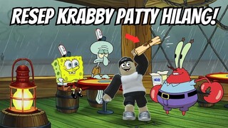 MENCURI RESEP KRABBY PATTY! - Roblox Escape the Krusty Krab and Spongebob Obby