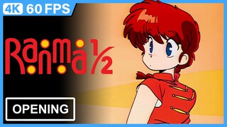 Ranma ½ Opening | Creditless | 4K 60FPS AI Remastered