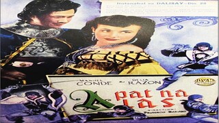 APAT NA ALAS 1950 (Tagalog Action Film) Philippines