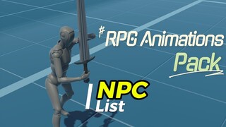 RPG_Animations_Pack  - NPC Animations