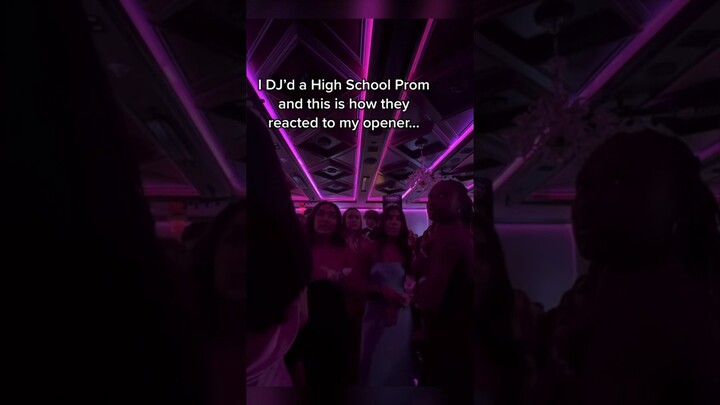 The greatest high school prom DJ ever 🔥