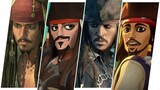 Captain Jack Sparrow Evolution  in Games(Pirates of the Caribbean)