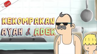 MAKAN SATE ANDALAN AYAH DAN ADEK NARTO | KARTUN LUCU - ANIMASTRIP | YOUKUPER - #ANIMASTRIP