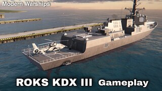 Modern Warships: ROKS KDX III gameplay online match.
